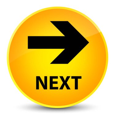 Sonraki zarif sarı yuvarlak düğmesi