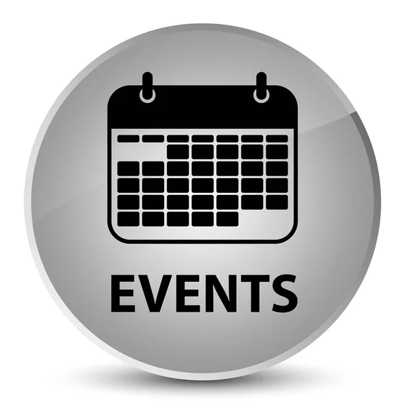 Events (calendar icon) elegant white round button