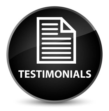 Referansları (sayfa simgesi) zarif siyah yuvarlak düğmesi