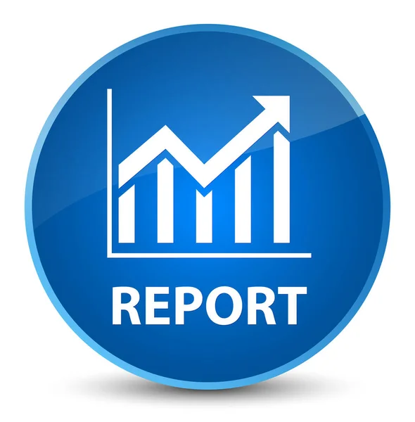 Report (statistics icon) elegant blue round button — Stock Photo, Image