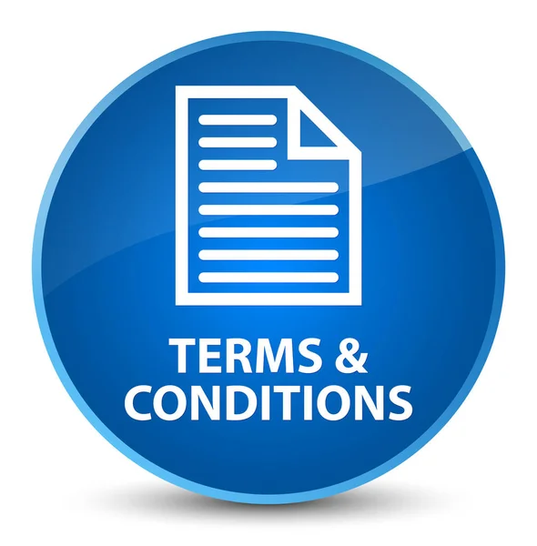 Terms and conditions (page icon) elegant blue round button