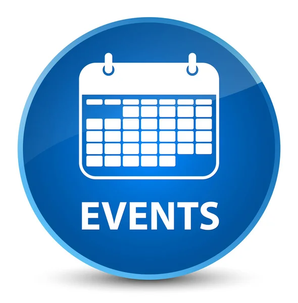 Events (calendar icon) elegant blue round button
