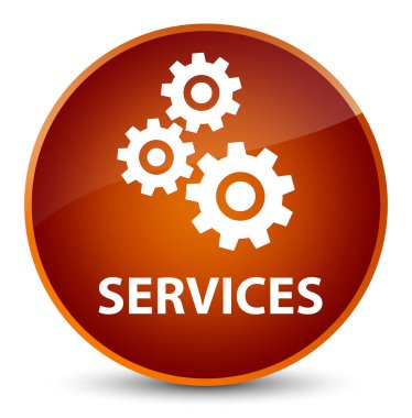 (Vites kutsal kişilerin resmi) zarif kahverengi yuvarlak düğme Hizmetleri