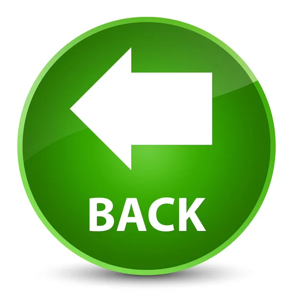 Back elegant green round button — Stock Photo, Image