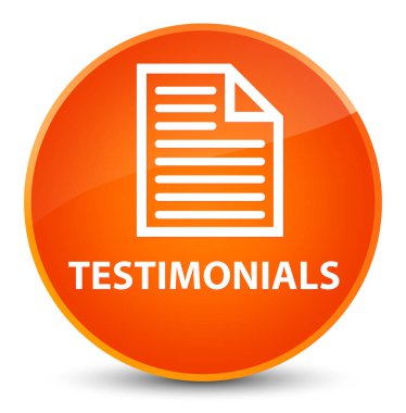 Referansları (sayfa simgesi) zarif turuncu yuvarlak düğmesine