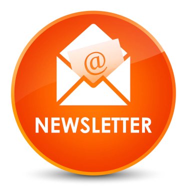 Bülten zarif turuncu yuvarlak düğmesine