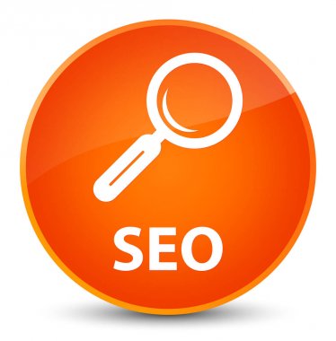 SEO zarif turuncu yuvarlak düğmesine