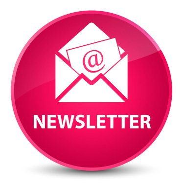 Bülten zarif pembe yuvarlak düğmesi