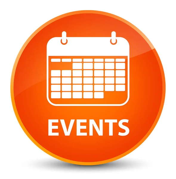 Events (calendar icon) elegant orange round button