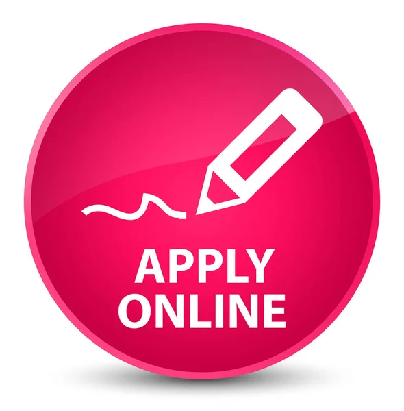 Apply online (edit pen icon) elegant pink round button