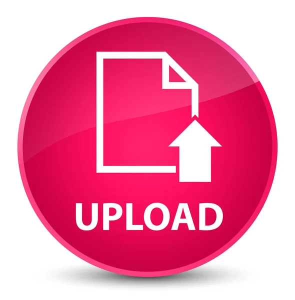 Upload (document icon) elegant pink round button
