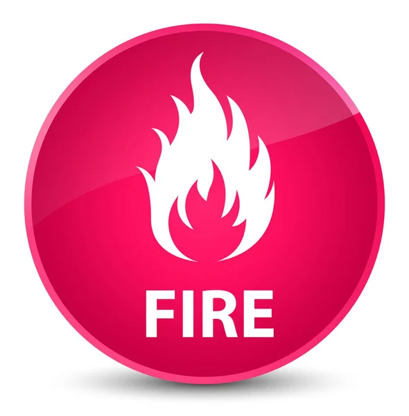 화재 우아한 핑크 라운드 버튼 — 스톡 사진
