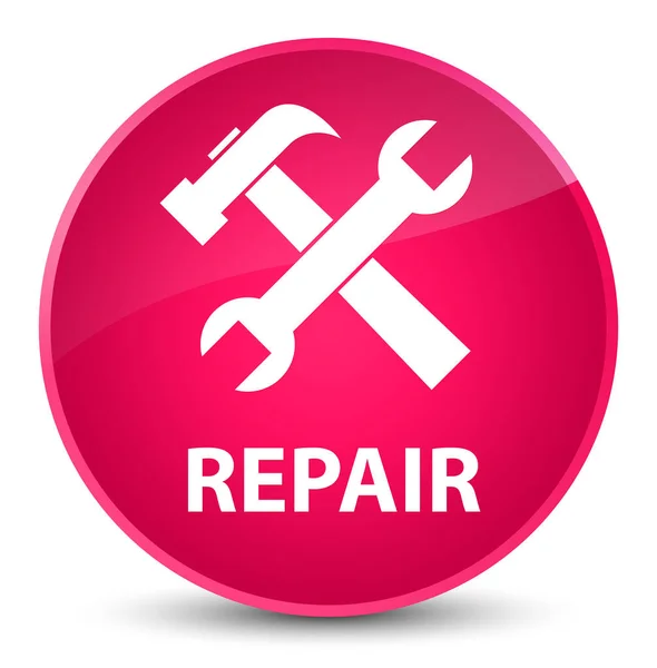 Elegante roze ronde knop Repair (pictogram hulpprogramma's) — Stockfoto