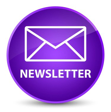 Bülten zarif mor yuvarlak düğmesi