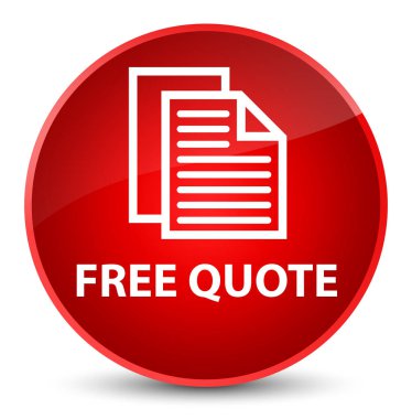 Ücretsiz fiyat teklifi zarif kırmızı yuvarlak düğmesi