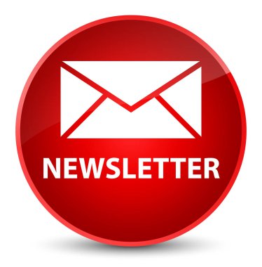 Bülten zarif kırmızı yuvarlak düğmesi