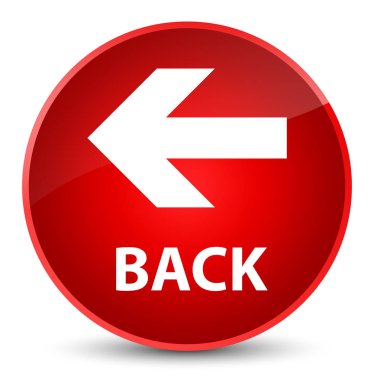 Geri zarif kırmızı yuvarlak düğmesi