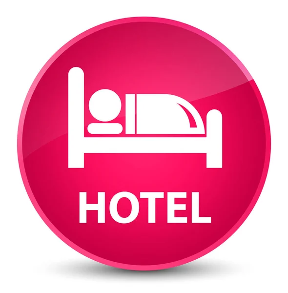 Hotel elegante roze ronde knop — Stockfoto