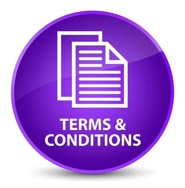 Terms and conditions (pages icon) elegant purple round button