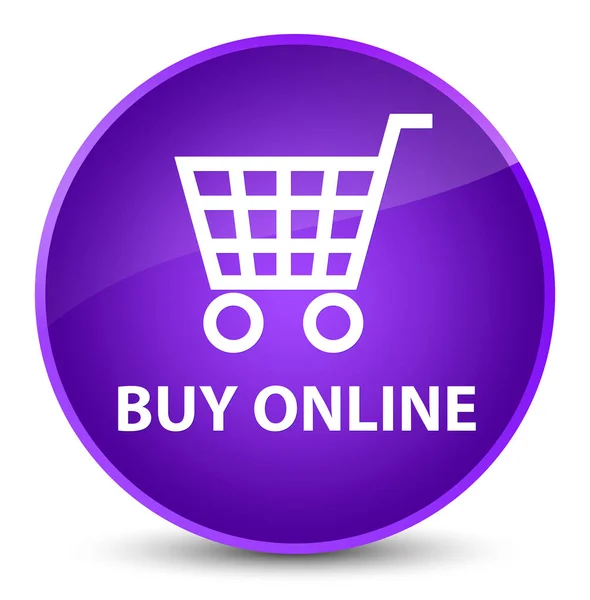 Buy online elegant purple round button — Stock Photo, Image