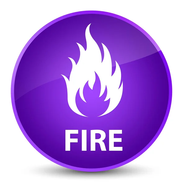 Fire elegant purple round button