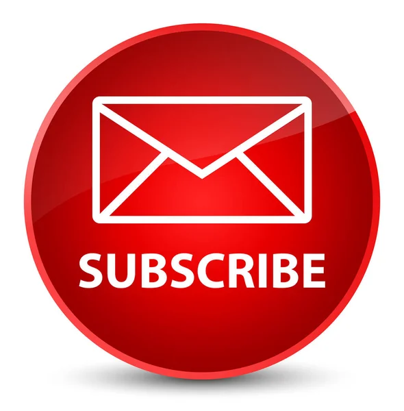 Subscribe (email icon) elegant red round button