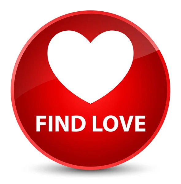 Find love elegant red round button