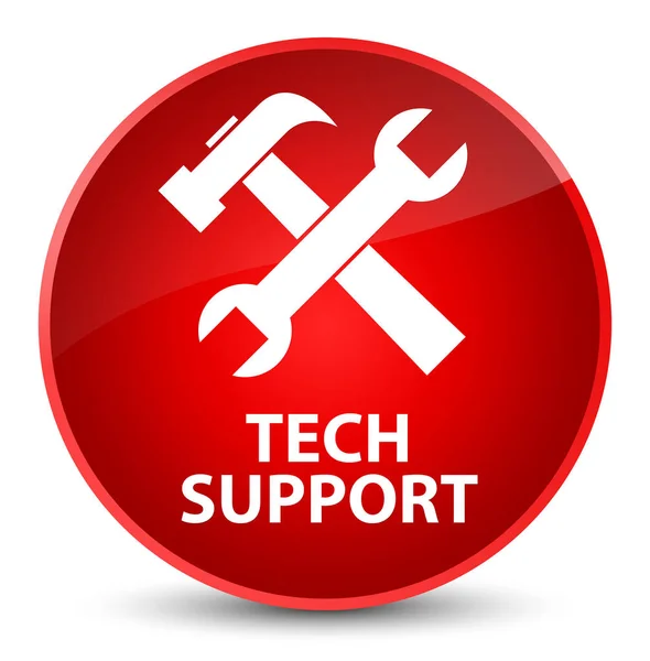 Tech support (tools icon) elegant red round button — Stock Photo, Image