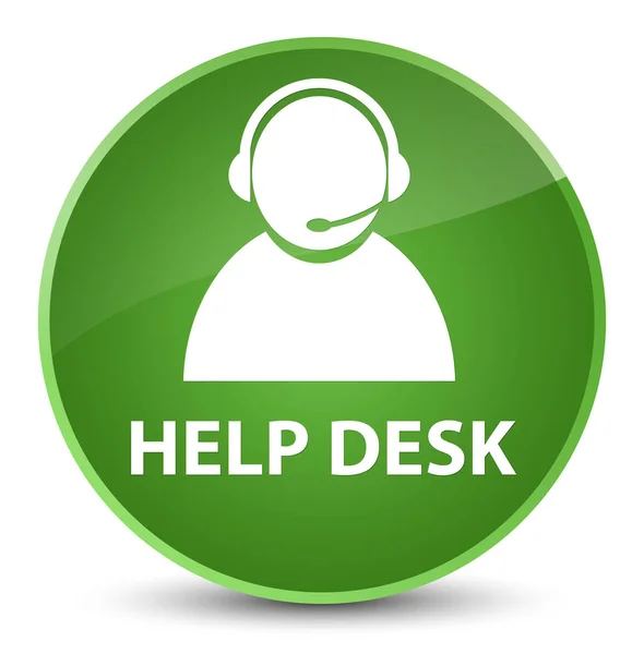 Help desk (customer care icon) elegant soft green round button