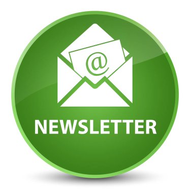 Bülten zarif yumuşak yeşil yuvarlak düğmesi