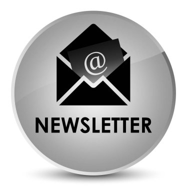 Bülten zarif beyaz yuvarlak düğmesi