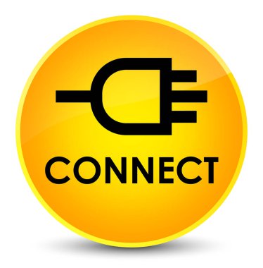 Zarif sarı yuvarlak düğmeye bağlanmak