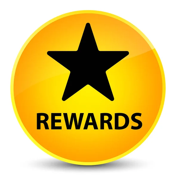 Rewards (star icon) elegant yellow round button