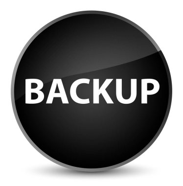 Yedek zarif siyah yuvarlak düğmesini