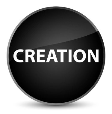 Oluşturma zarif siyah yuvarlak düğmesi