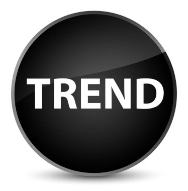 Trend şık siyah yuvarlak düğmesi