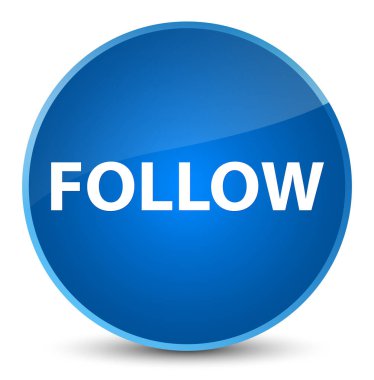 Zarif mavi yuvarlak düğmesini izleyin