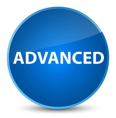 Gelişmiş zarif mavi yuvarlak düğmesi