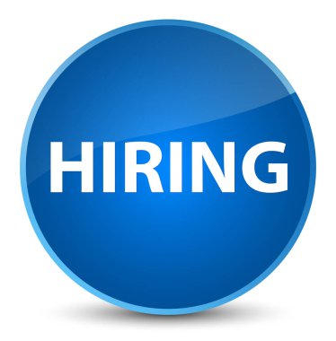 Zarif mavi yuvarlak düğme işe