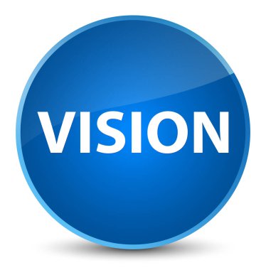 Vizyon zarif mavi yuvarlak düğmesi