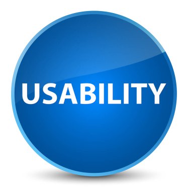 Kullanılabilirlik zarif mavi yuvarlak düğmesi