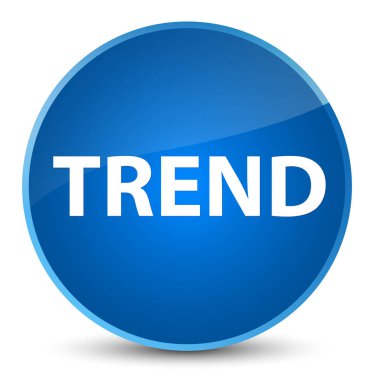 Trend şık mavi yuvarlak düğmesi