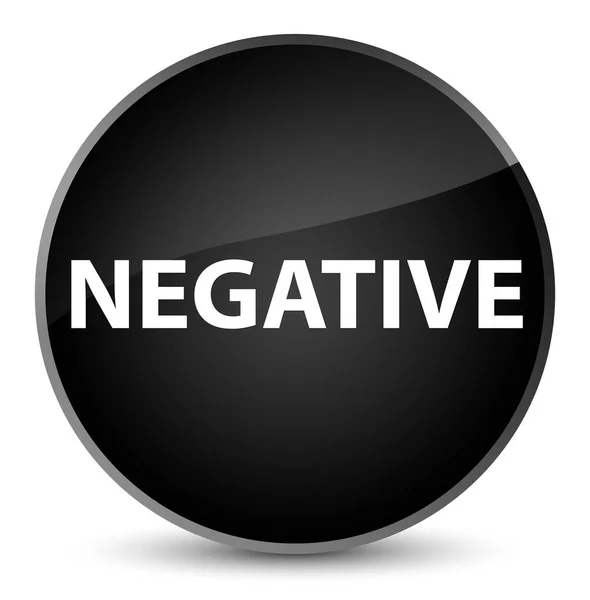 Negative elegant black round button — Stock Photo, Image