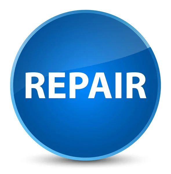 Repair elegant blue round button — Stock Photo, Image