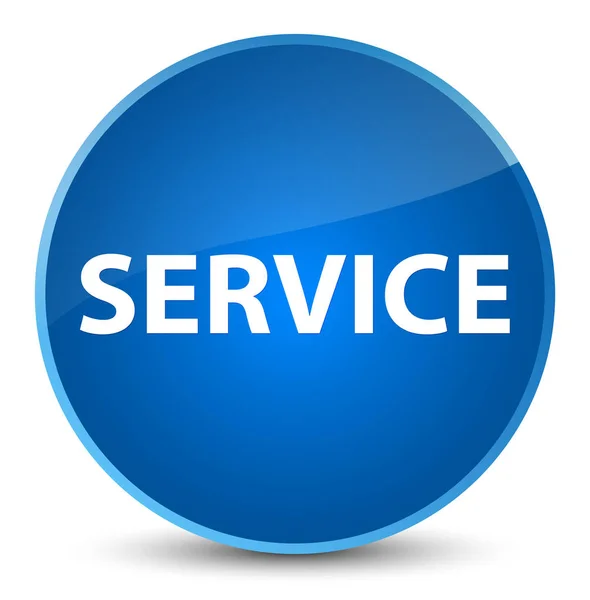 サービス エレガントな青い丸いボタン — ストック写真
