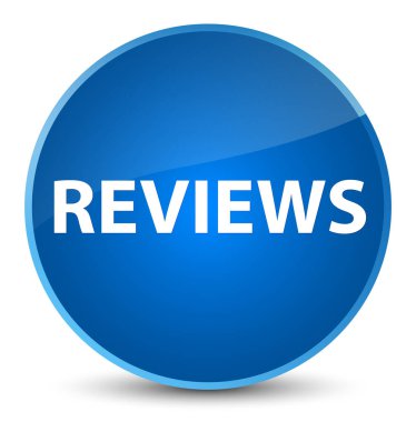 Zarif mavi yuvarlak düğmeye değerlendirmeleri