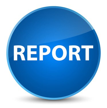 Raporu zarif mavi yuvarlak düğmesi