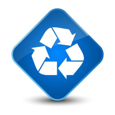 Kutsal kişilerin resmi zarif mavi elmas düğme geri dönüşüm