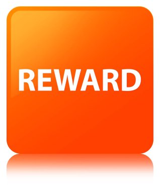 Ödül turuncu kare düğme