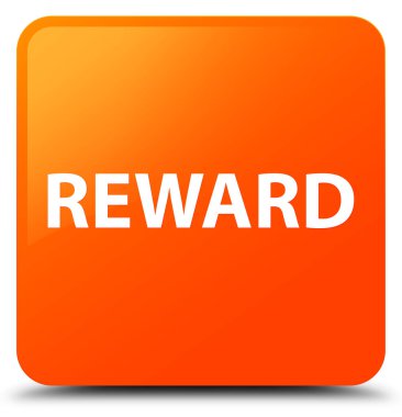 Ödül turuncu kare düğme